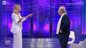 foto Francesca Fialdini e Lino Banfi a Da noi a ruota libera