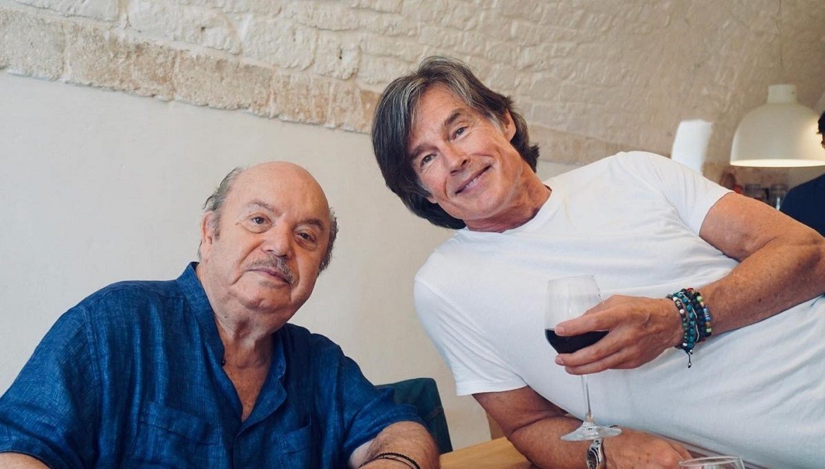 Foto Lino Banfi e Ronn Moss