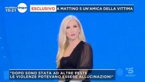 foto Mattino 5 Federica Panicucci scioccata