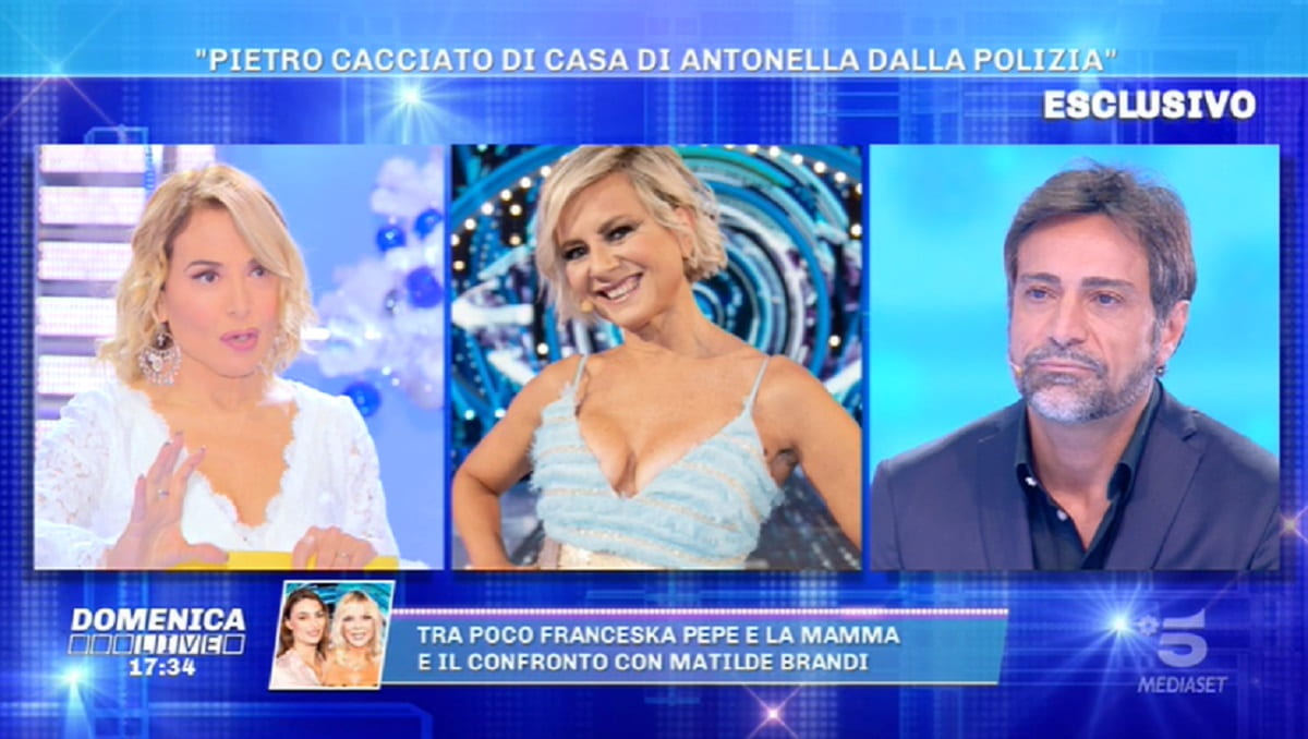 Foto Domenica Live Notizia Shock Pietro Delle Piane