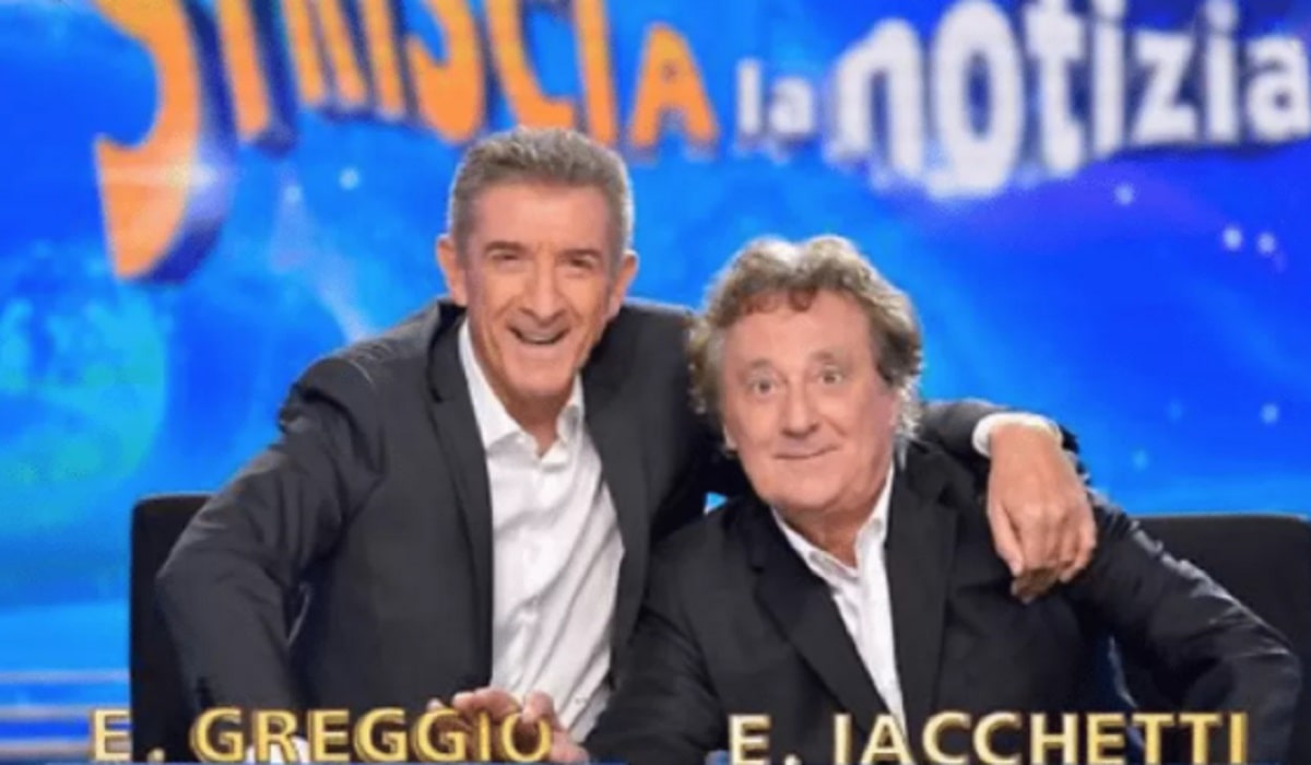 Foto Ezio Greggio e Enzo Iacchetti Striscia La Notizia