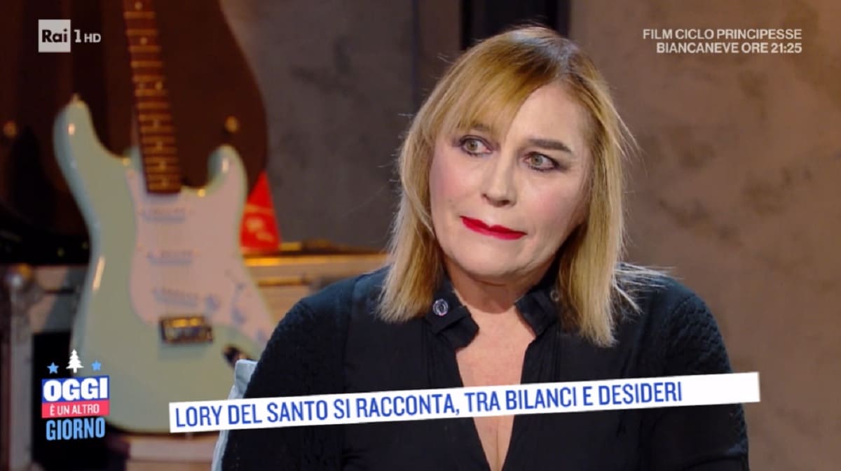 foto di Lory Del Santo commossa