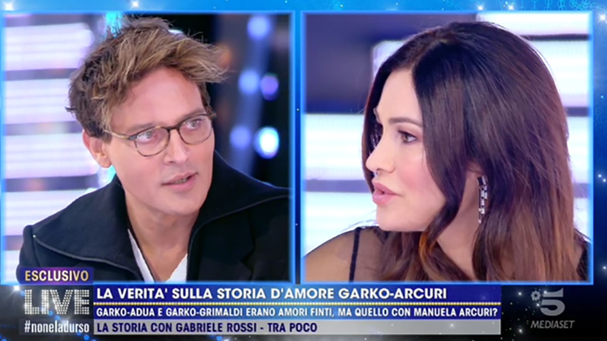 foto Manuela Arcuri e Gabriel Garko a Live Non è la D'Urso