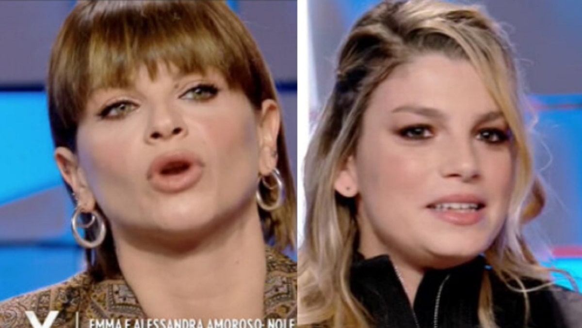 Foto Emma Marrone e Alessandra Amoroso Verissimo