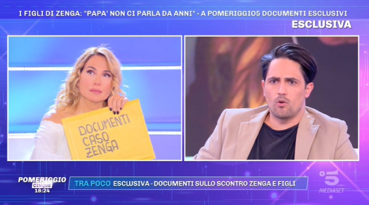 Foto Pomeriggio 5 Biagio D'Anelli Su Andrea Zenga