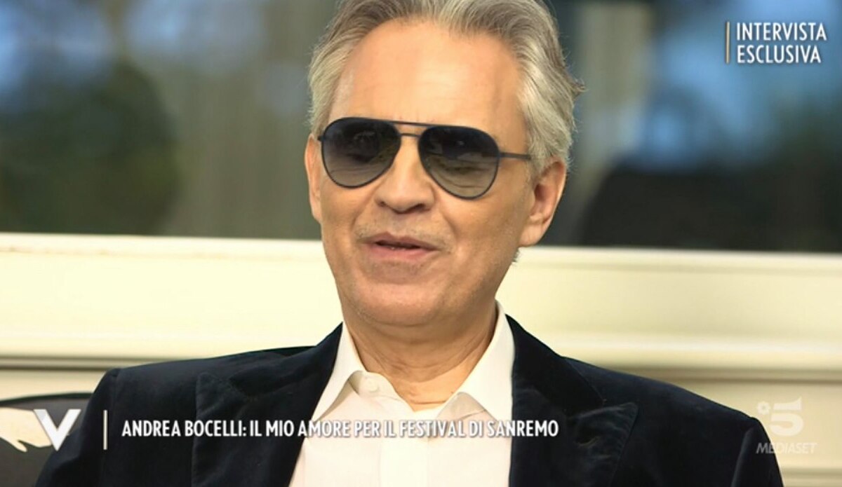 foto andrea bocelli verissimo