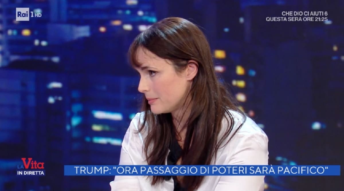 foto di Lorena Bianchetti a La vita in diretta del 7 gennaio