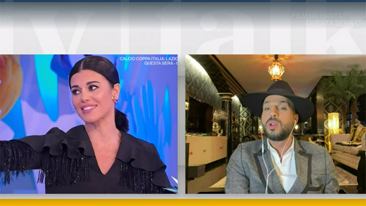 foto Bianca Guaccero e Jonathan a Tv Talk