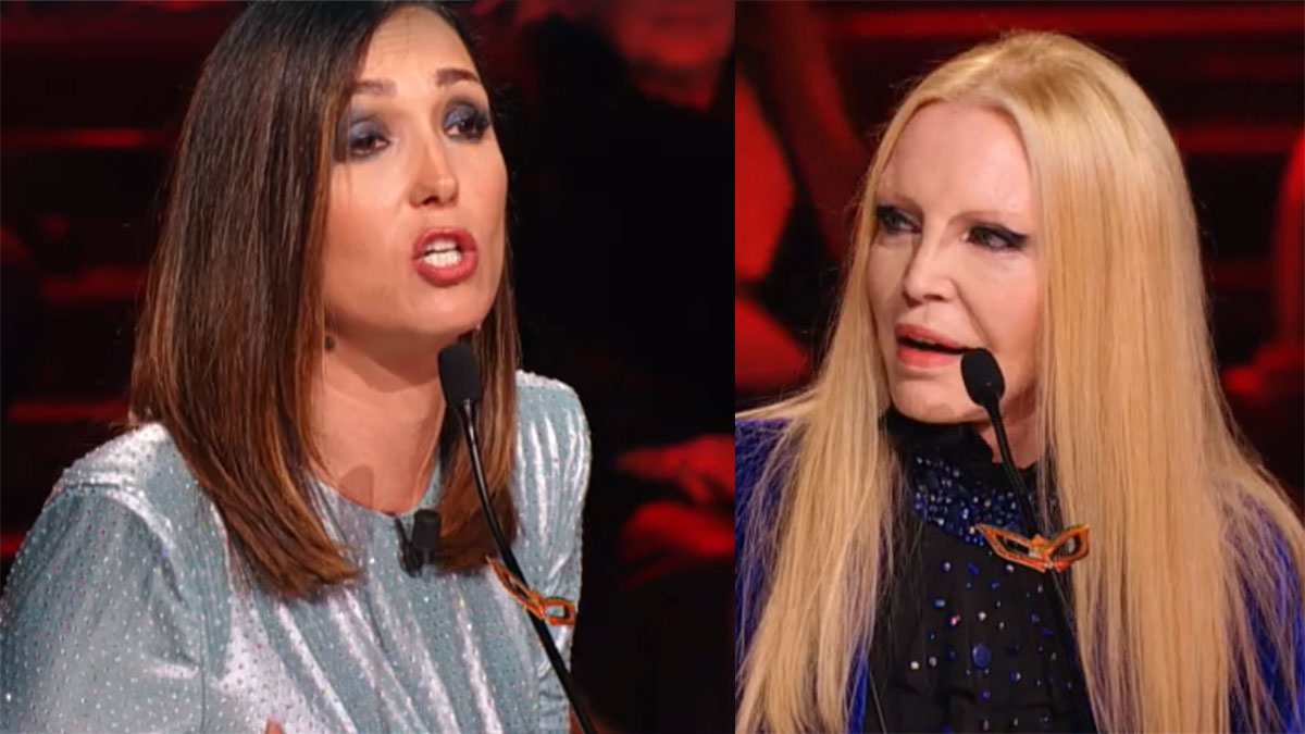 foto Caterina Balivo e Patty Pravo a Il cantante mascherato