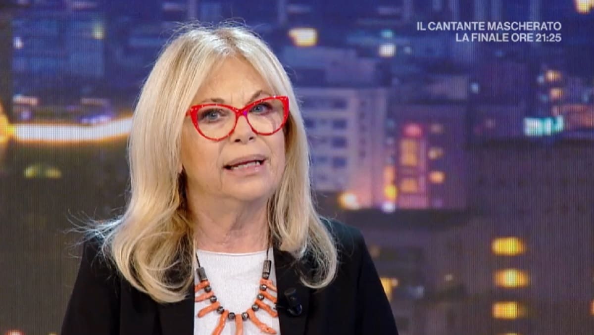 foto di Rita Dalla Chiesa a La vita in diretta del 26 febbraio