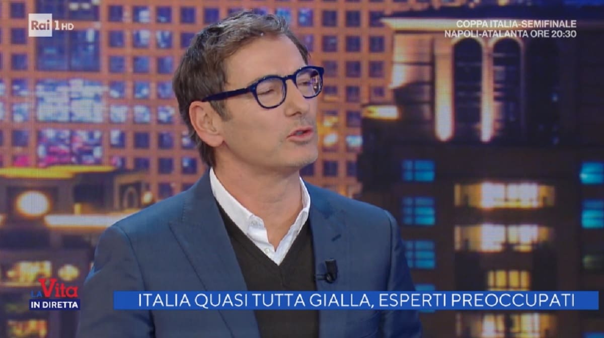 foto di Marco Liorni a La vita in diretta del 3 febbraio