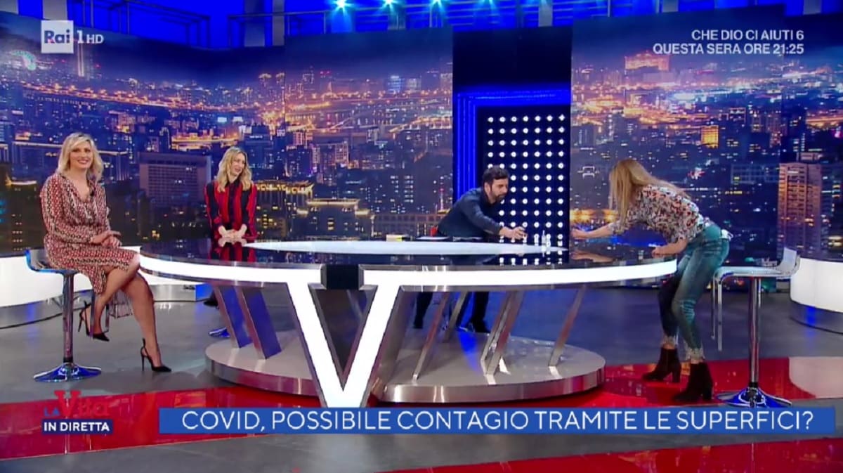 foto da La vita in diretta del 18 febbraio