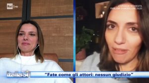 foto di Serena Rossi e Christiane Filangieri a Italia Si