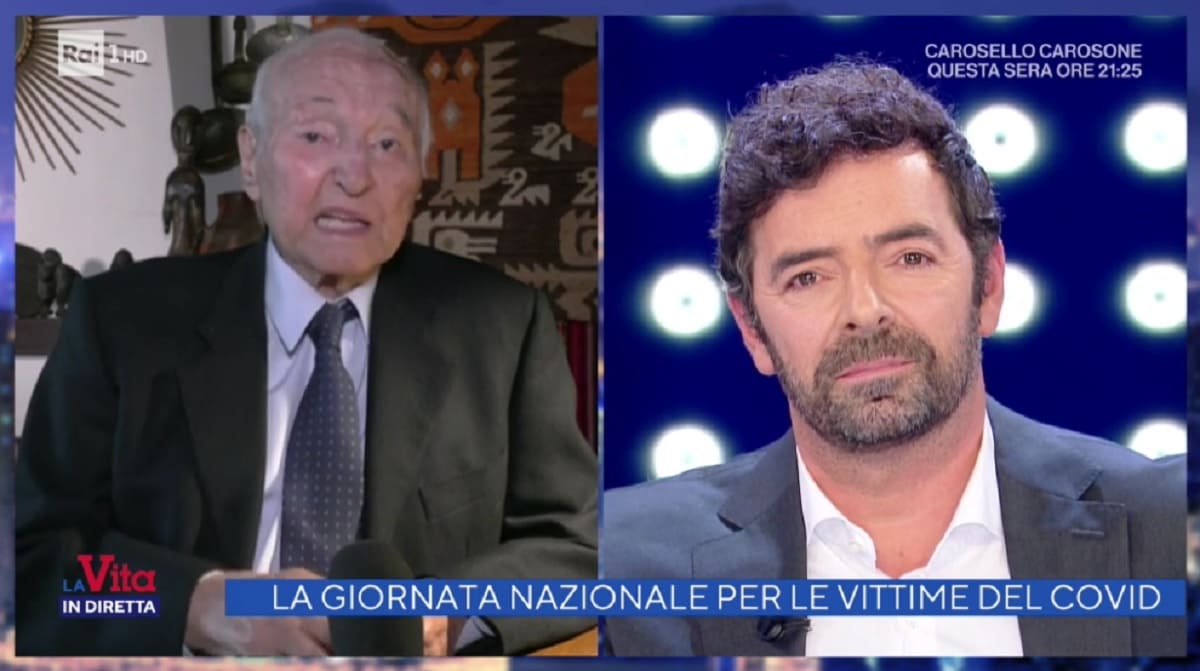 foto di Piero Angela e Alberto Matano