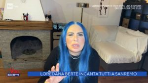 foto di Loredana Bertè a La vita in diretta