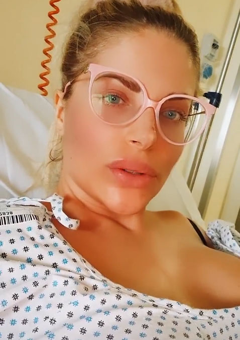 foto Francesca Cipriani in ospedale