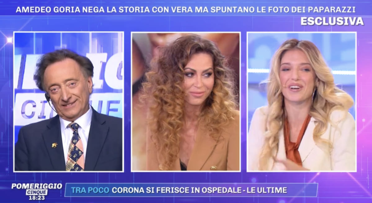 foto Guenda Goria imbarazzo diretta