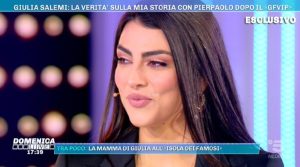 Foto Giulia Salemi a Domenica Live