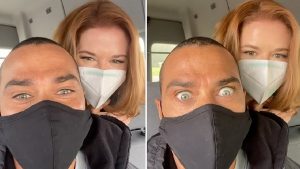 Foto Grey's Anatomy 17 - Sarah Drew e Jesse Williams