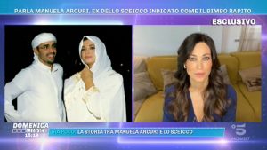 Foto Sceicco Habtoor Manuela Arcuri Domenica Live