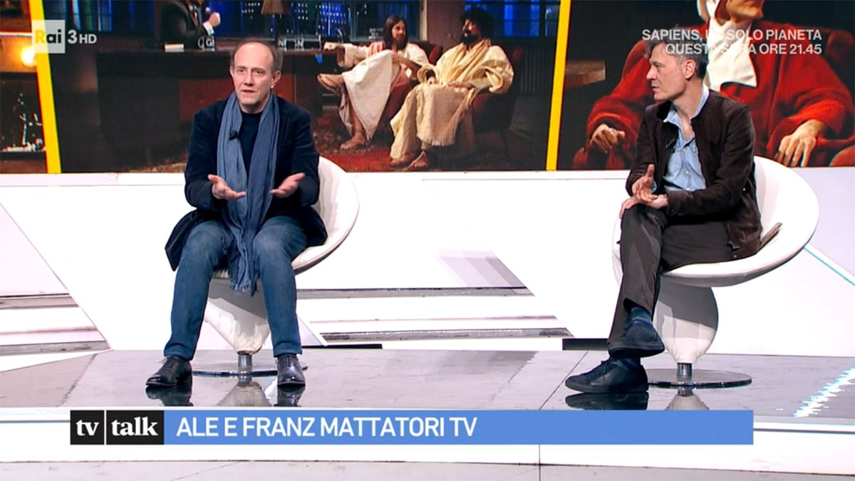 foto Ale e Franz a Tv Talk