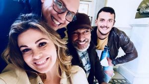 foto Vanessa Incontrada sul set di Fosca Innocenti