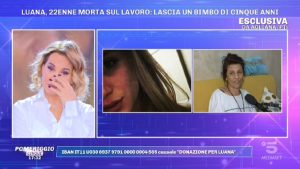 Foto Barbara d'Urso Lacrime Pomeriggio Cinque