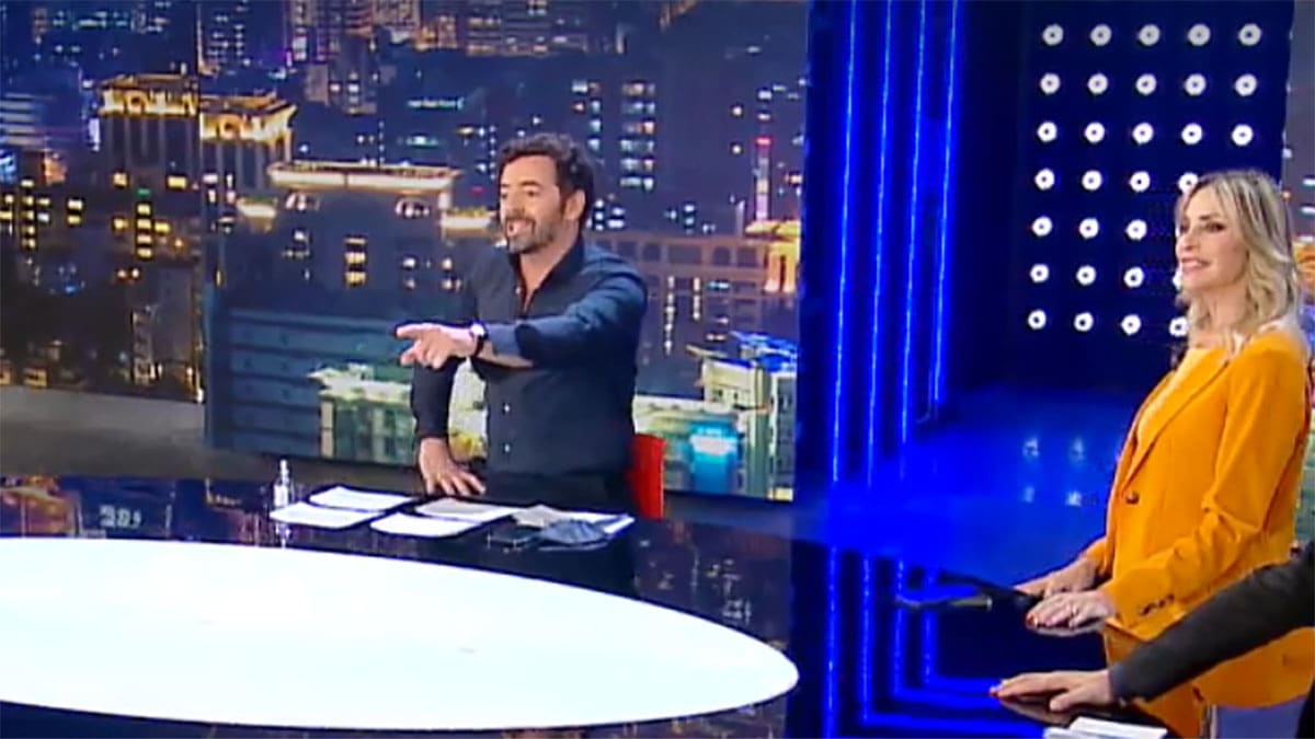 foto Alberto Matano e Stefania Orlando a La vita in diretta