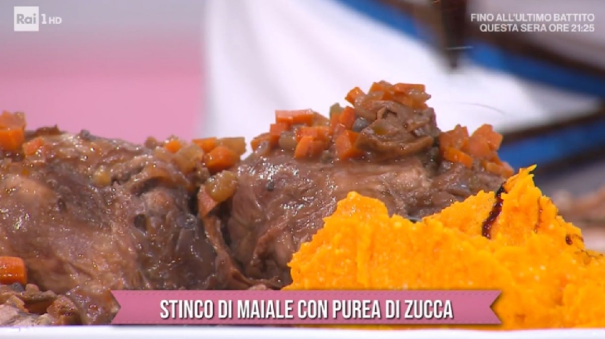 Foto Stinco Di Maiale Con Purea Di Zucca Daniele Persegani E Sempre Mezzogiorno