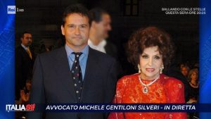 foto Lollobrigida e figlio