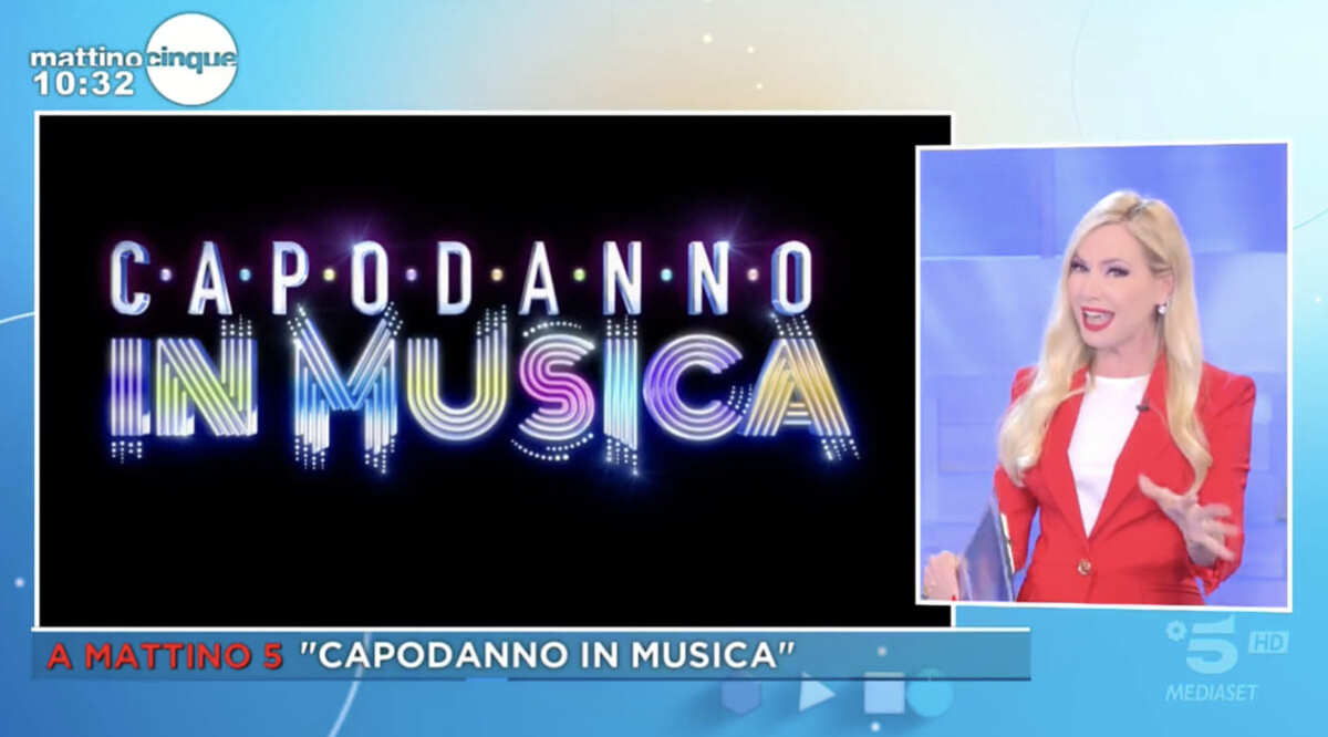 foto federica panicucci capodanno in musica ospiti