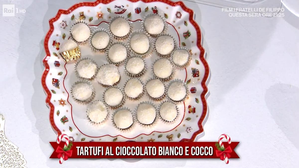 foto tartufi cioccolato bianco cocco
