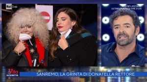 foto Donatella Rettore a La vita in diretta