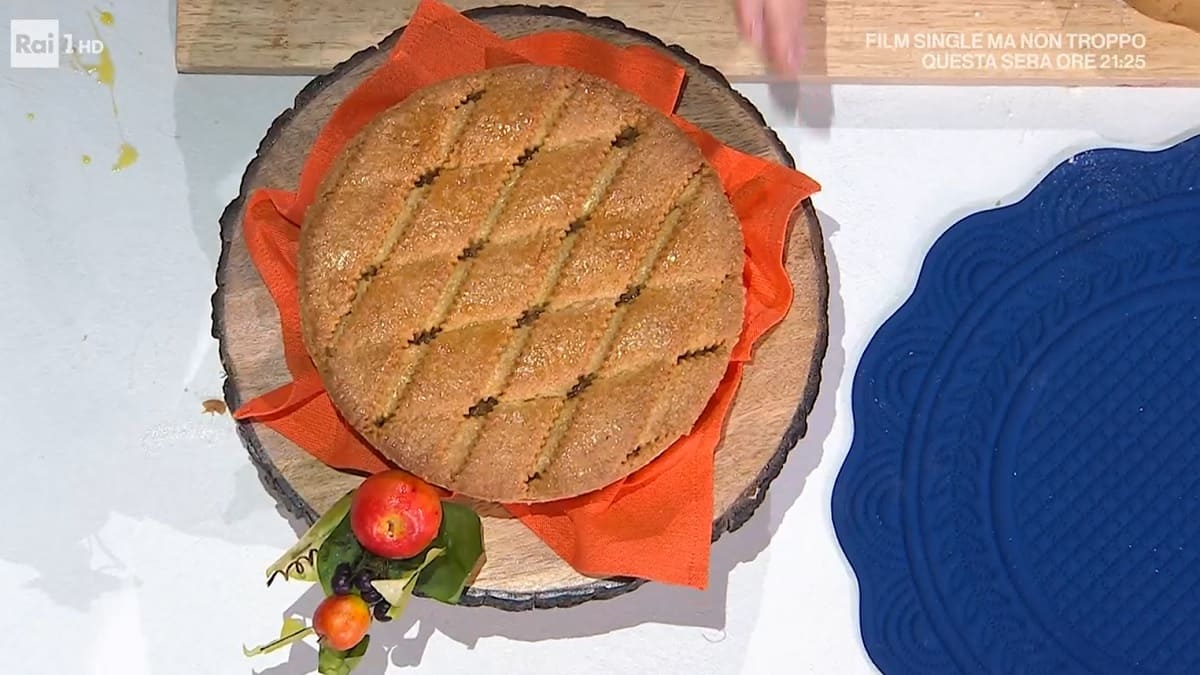 foto torta mele fichi noci