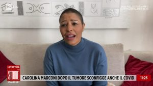 foto Carolina Marconi a Storie Italiane oggi