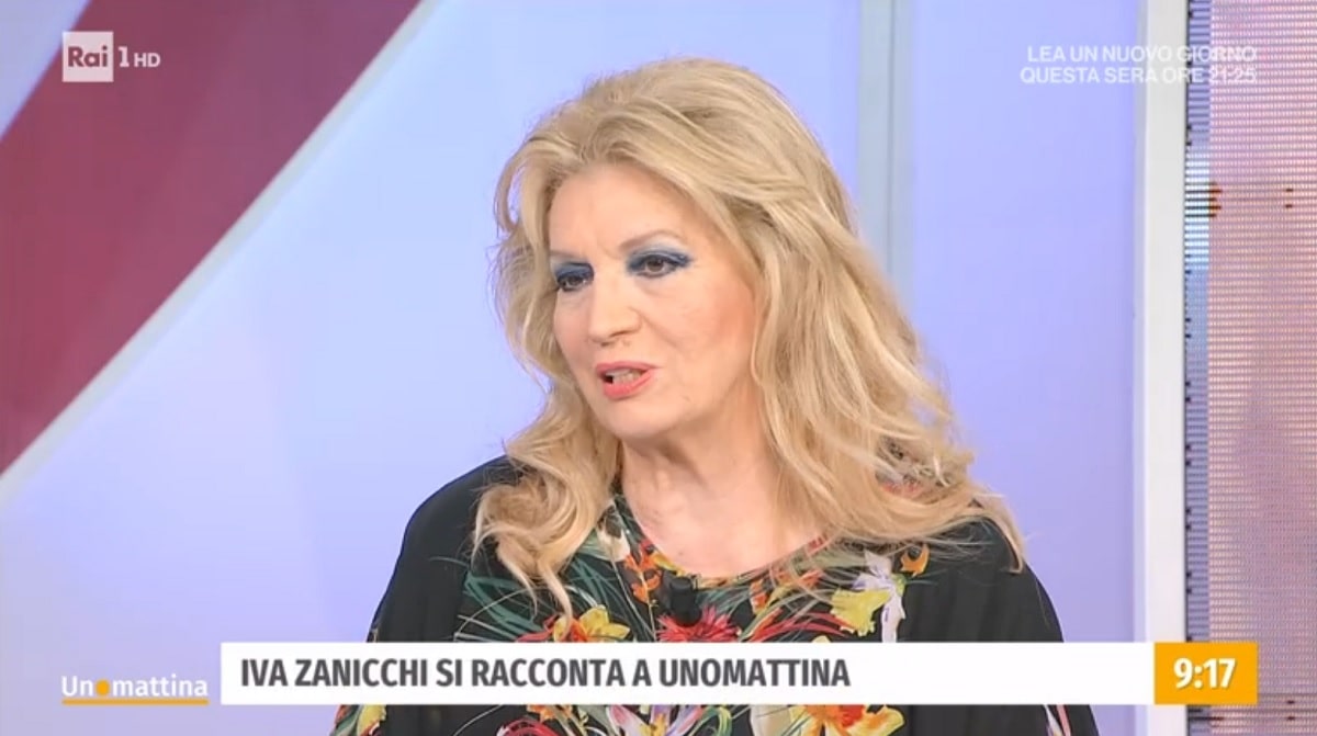 foto Iva Zanicchi a unomattina