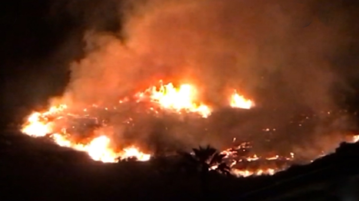 Foto Incendio Stromboli