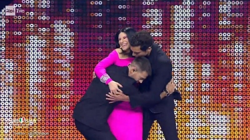 foto Cattelan Pausini Mika