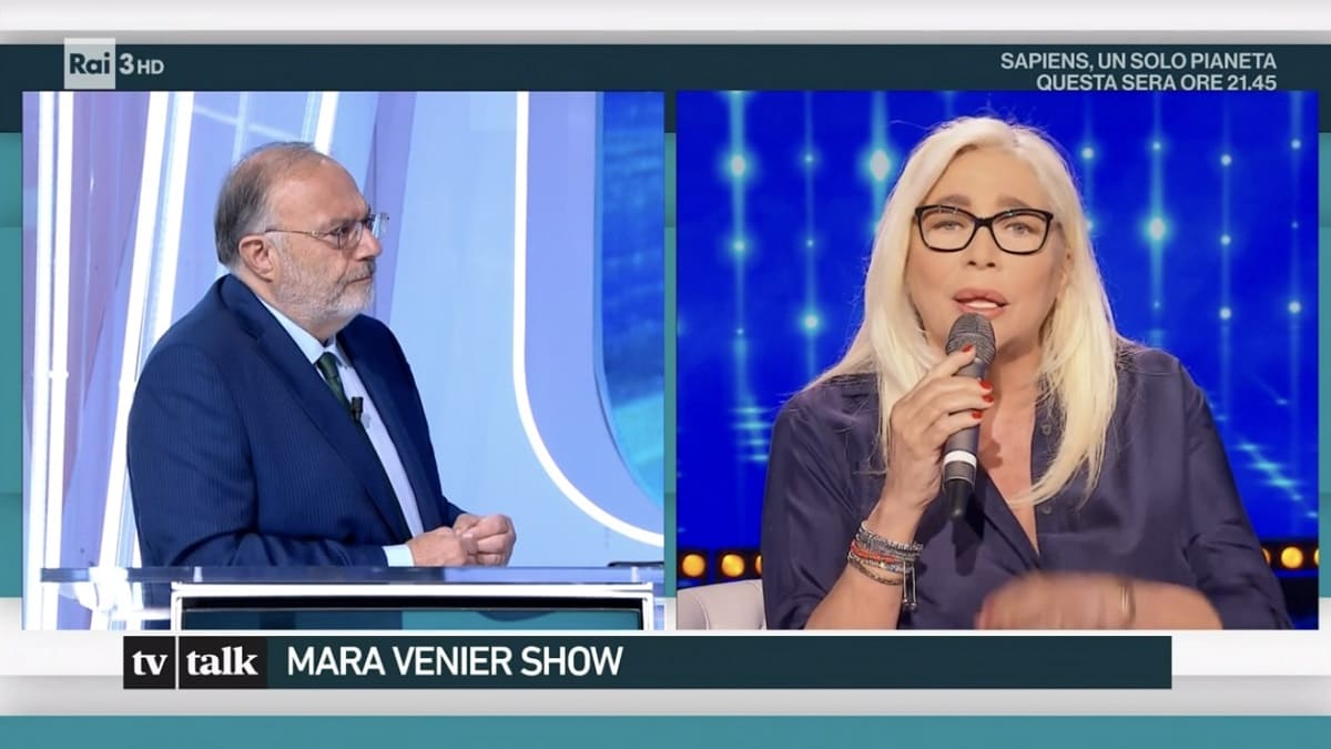 Foto Mara Venier tv talk domenica in