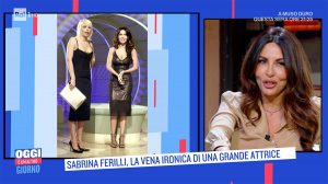 foto Sabrina Ferilli ad Oggi è un altro giorno