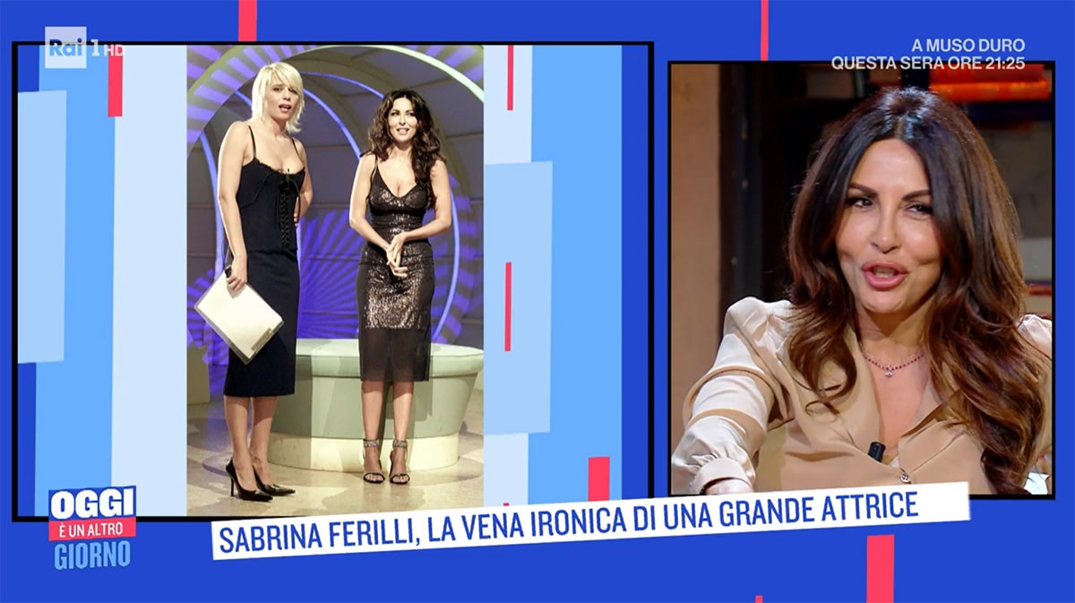 foto Sabrina Ferilli ad Oggi è un altro giorno