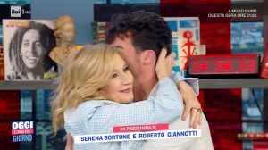 foto Serena Bortone e Samuel Peron ad Oggi è un altro giorno