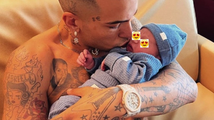 foto Sfera Ebbasta papà