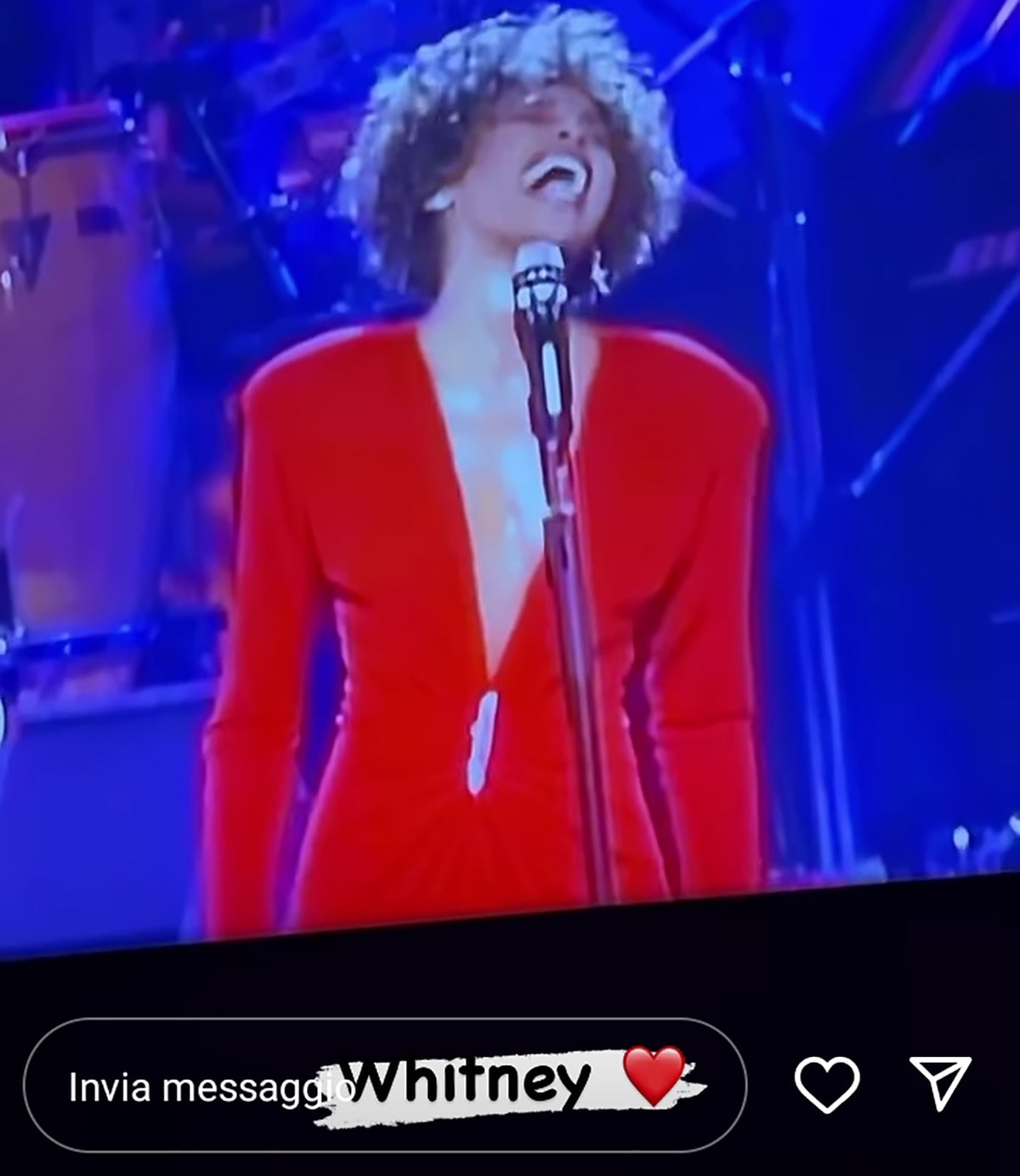 foto Anna Tatangelo ricorda Whitney Houston