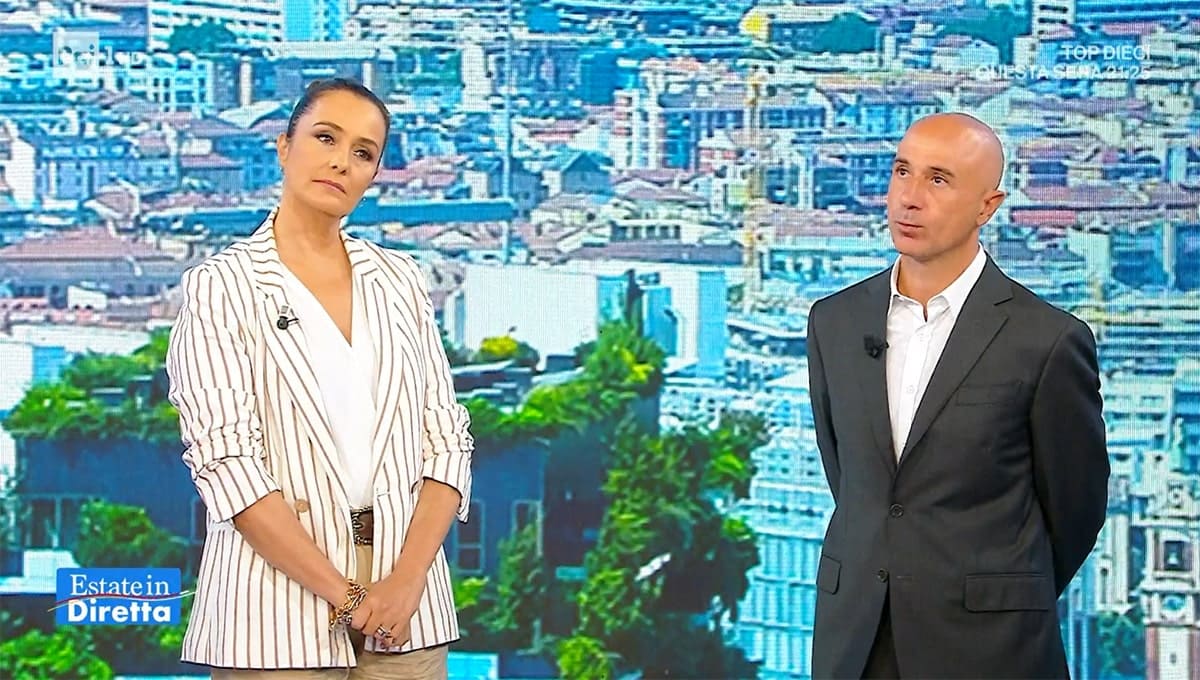 foto Roberta Capua e Gianluca Semprini ad Estate in diretta