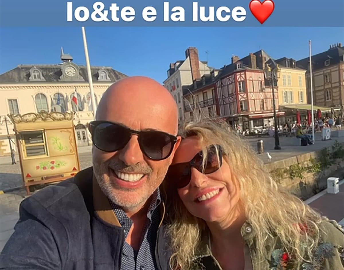 foto Vittorio Garrone ed Antonella Clerici Instagram