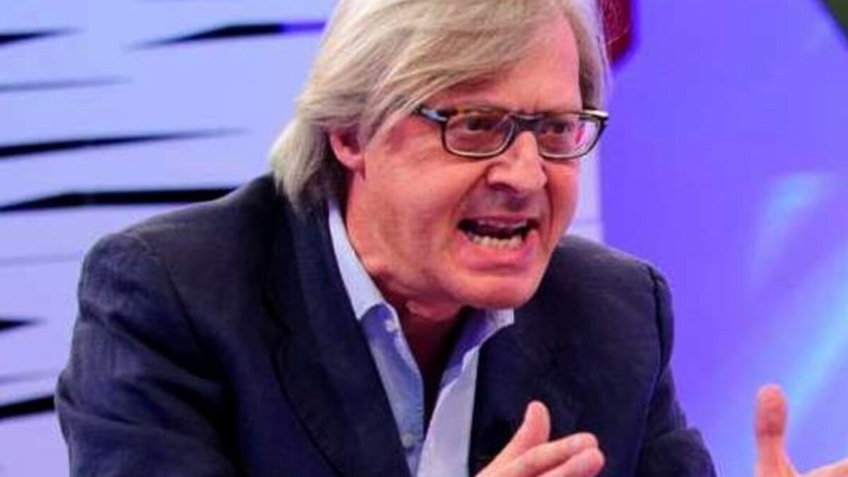 foto Vittorio sgarbi litiga