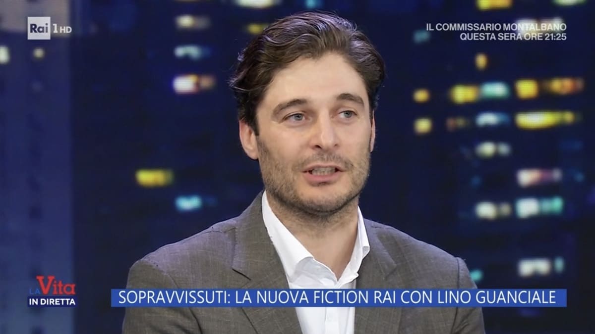 Foto Lino Guanciale la vita in diretta