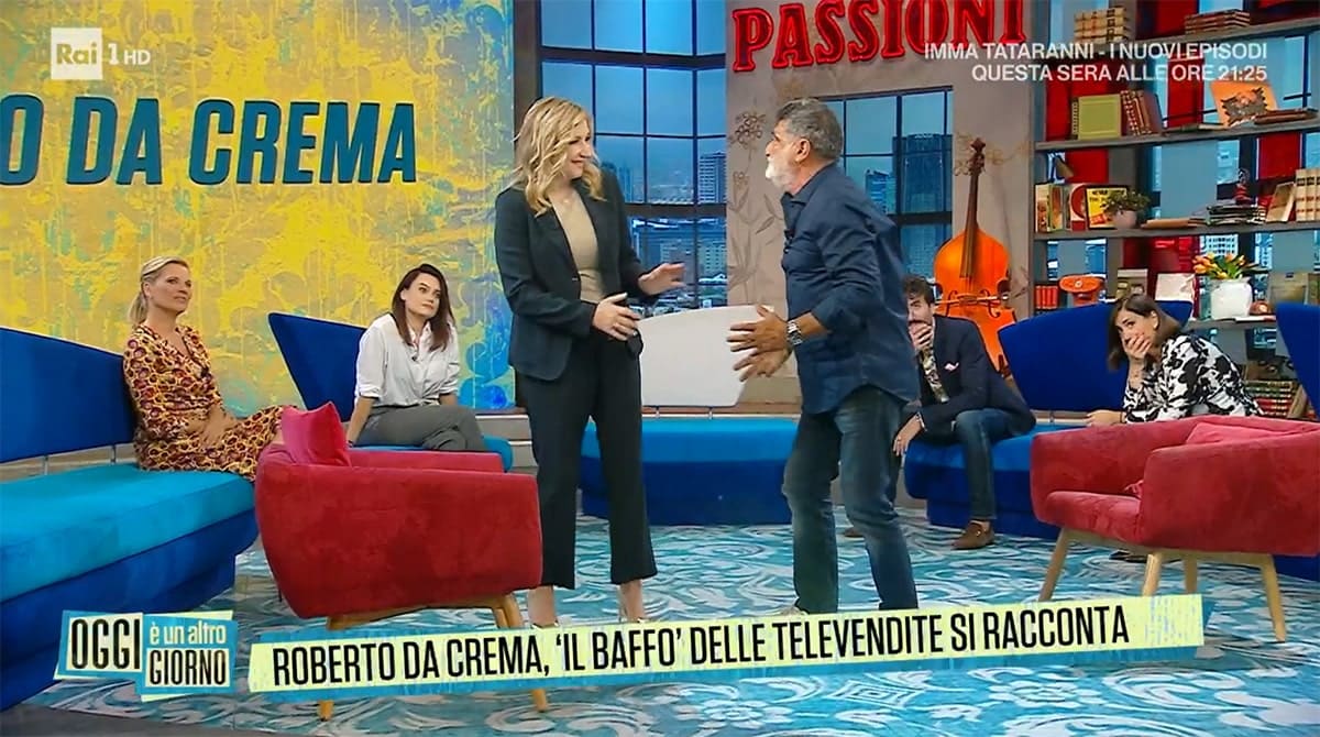 foto Serena Bortone e Roberto Da Crema ad Oggi è un altro giorno