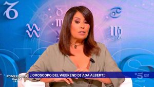 Foto Ada Alberti oroscopo weekend ottobre